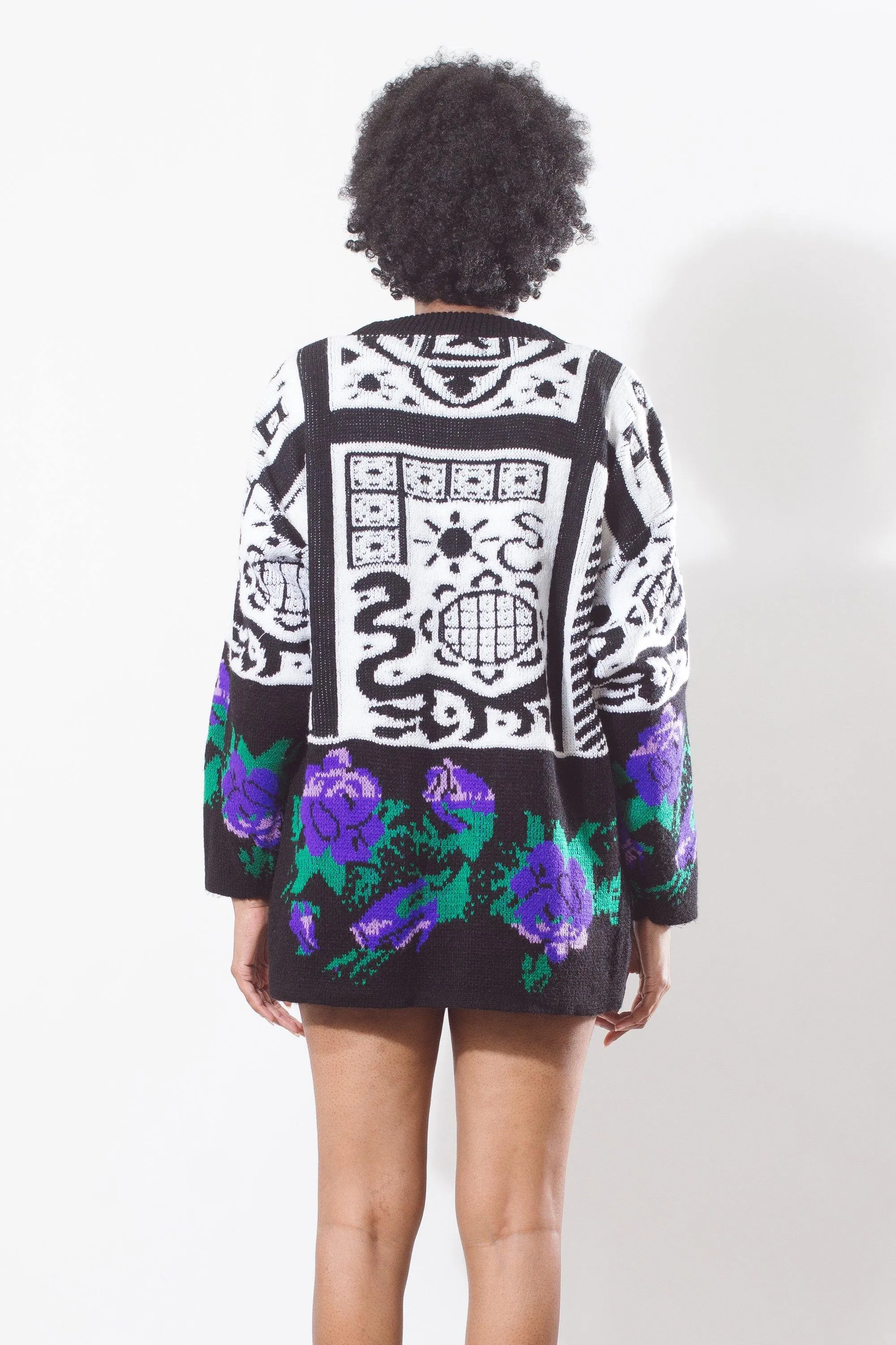 Vintage 90's Floral Abstract Sweater
