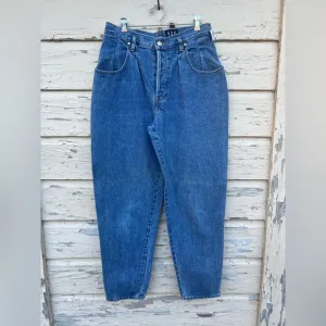 Vintage Gap RARE 90s 1990s 100% Cotton High Waisted Barrel Mom Jeans 13/14