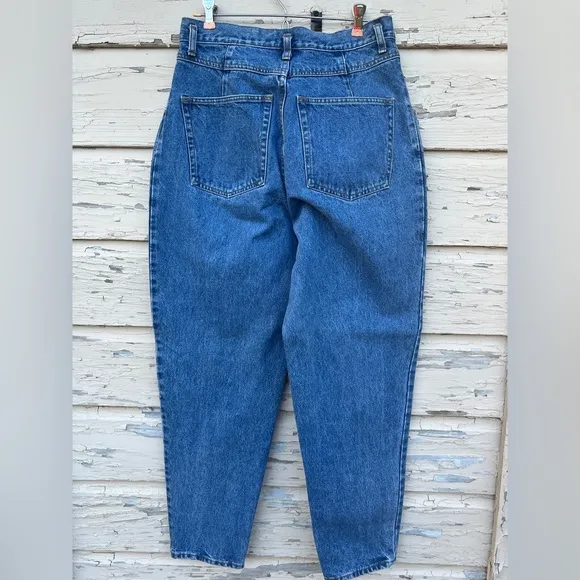 Vintage Gap RARE 90s 1990s 100% Cotton High Waisted Barrel Mom Jeans 13/14
