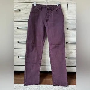 Vintage WRANGLER jeans super cool purple color amazing condition size 8