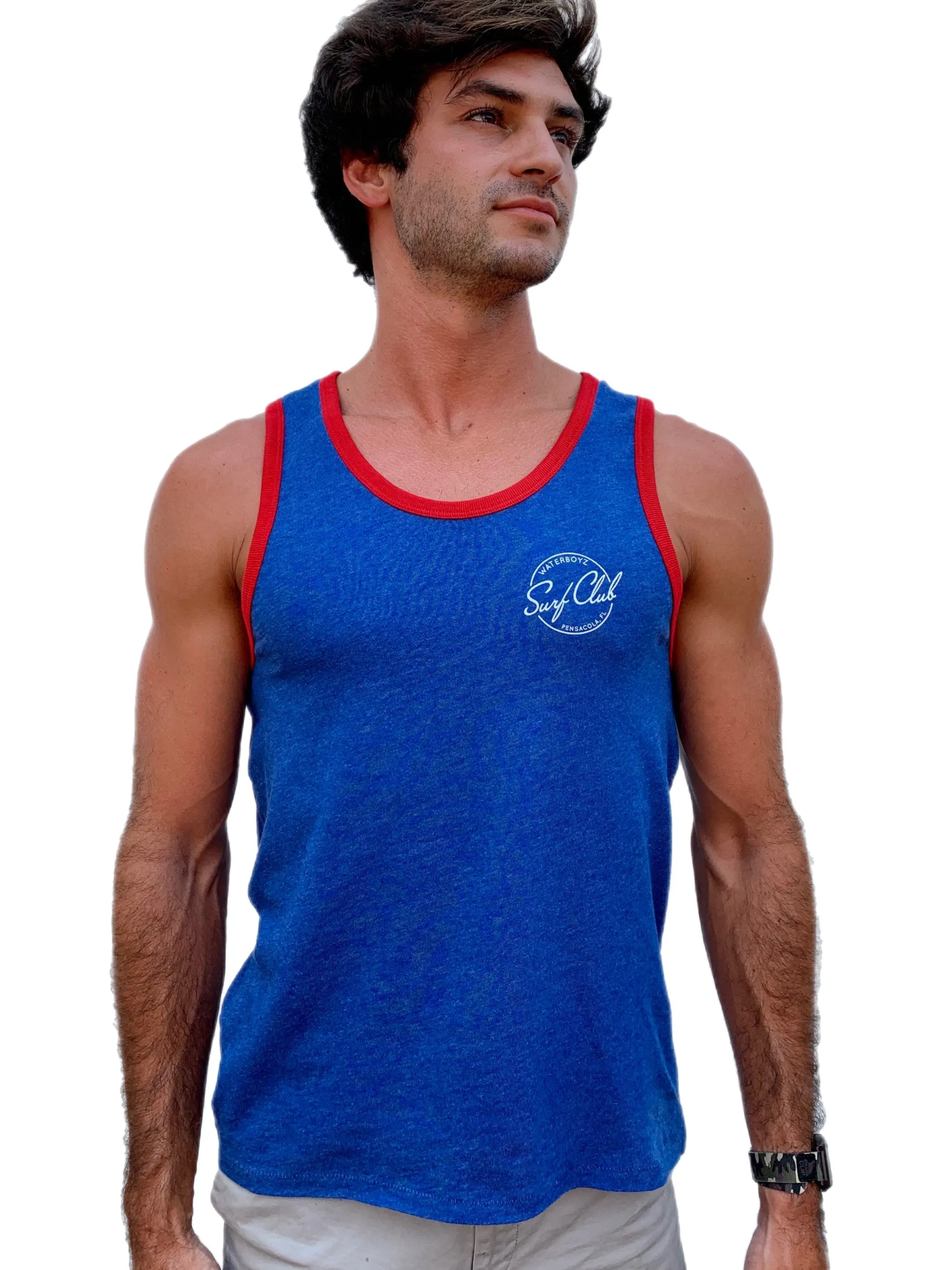 WBZ Surf Club Ringer Tank Top