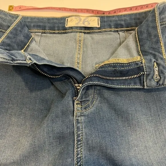 We The Free People Just Float On Flare Jeans Women's 26 Raw Hem High Rise