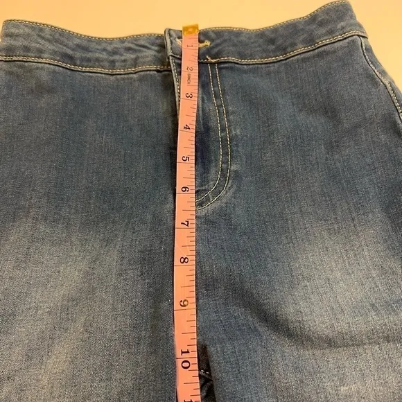 We The Free People Just Float On Flare Jeans Women's 26 Raw Hem High Rise