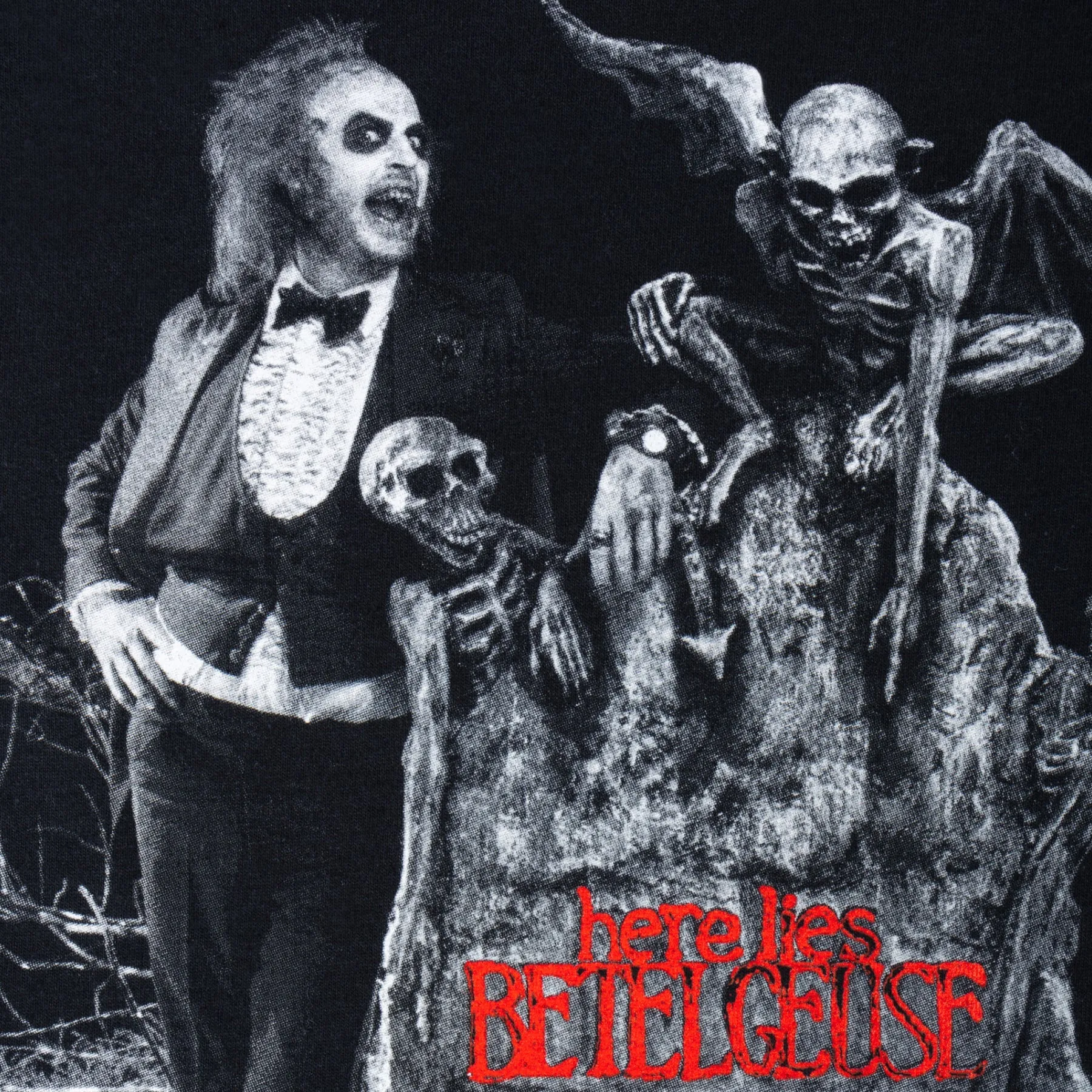 Welcome X Beetlejuice Tombstone Tee - Black