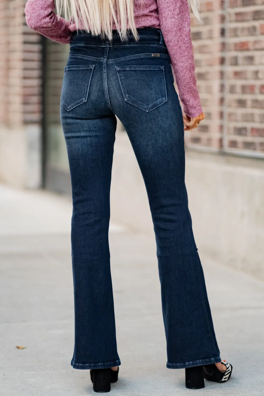 Westerly High Rise Double Button Flare