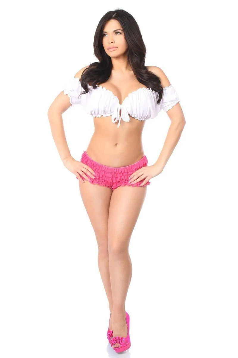 White Peasant Top by Daisy