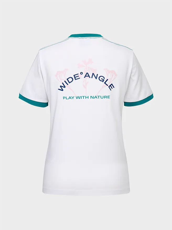 WideAngle: CO Print Ringer Round T-Shirt L - 3 Colors