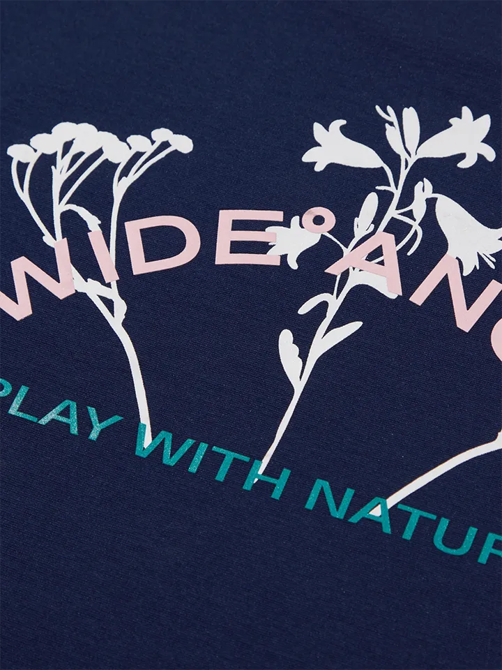 WideAngle: CO Print Ringer Round T-Shirt L - 3 Colors