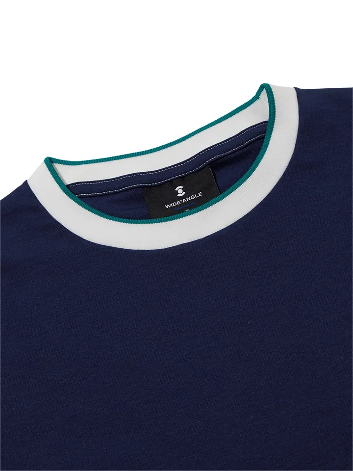WideAngle: CO Print Ringer Round T-Shirt L - 3 Colors
