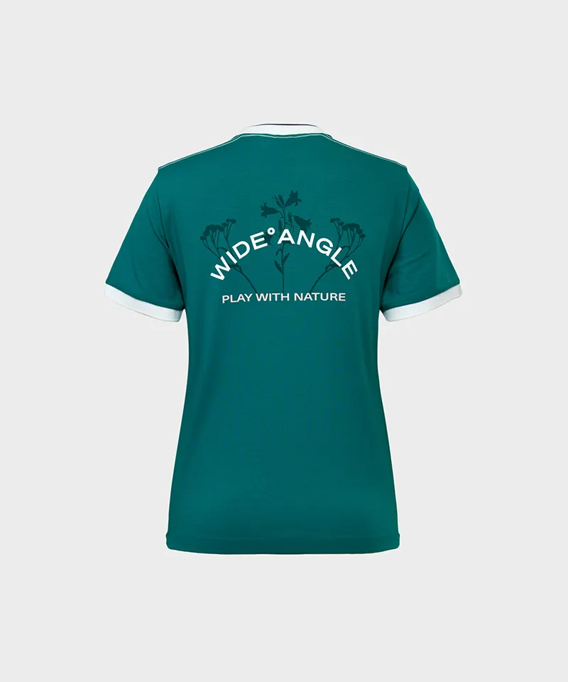 WideAngle: CO Print Ringer Round T-Shirt L - 3 Colors