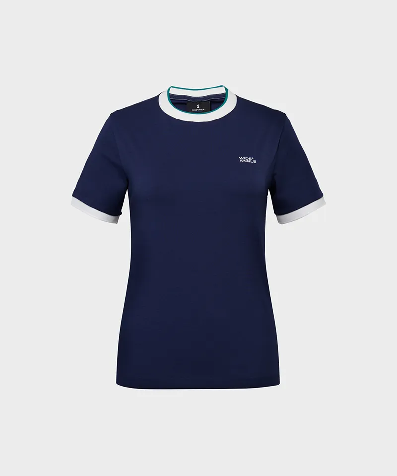 WideAngle: CO Print Ringer Round T-Shirt L - 3 Colors