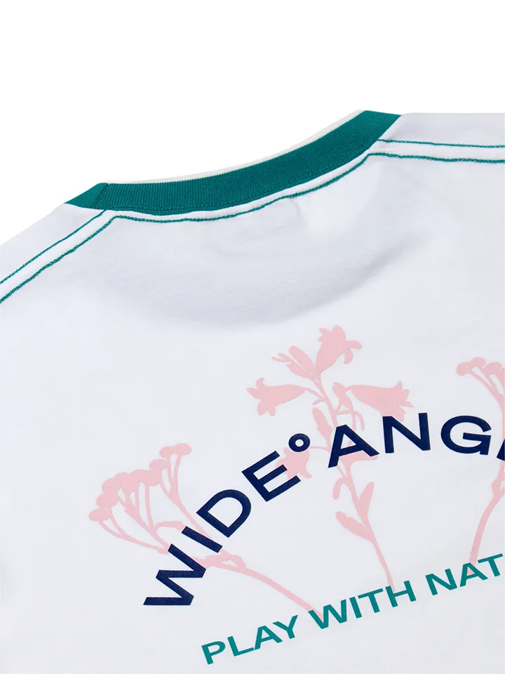 WideAngle: CO Print Ringer Round T-Shirt L - 3 Colors