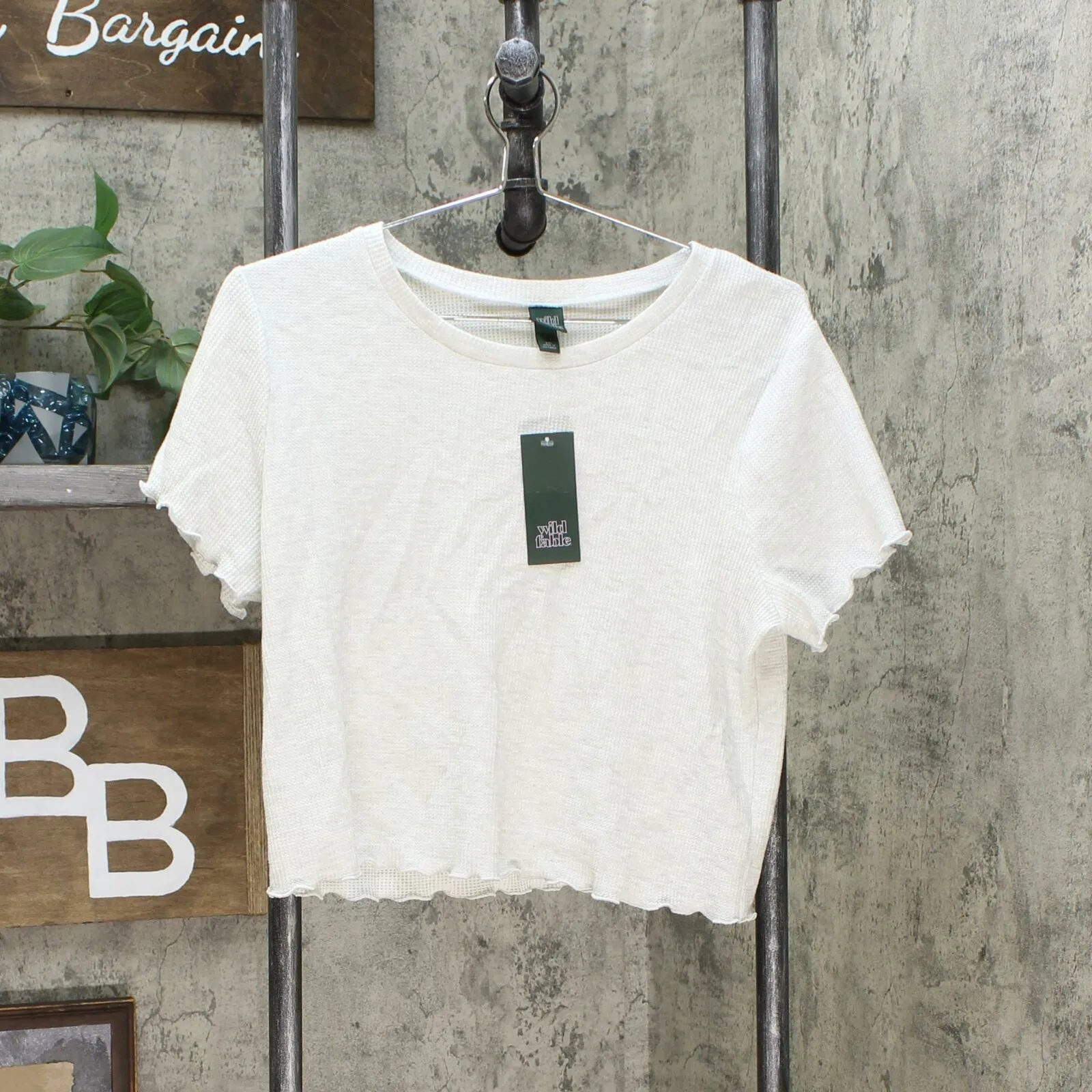 Wild Fable Women's Short Sleeve Crewneck Thermal T-Shirt