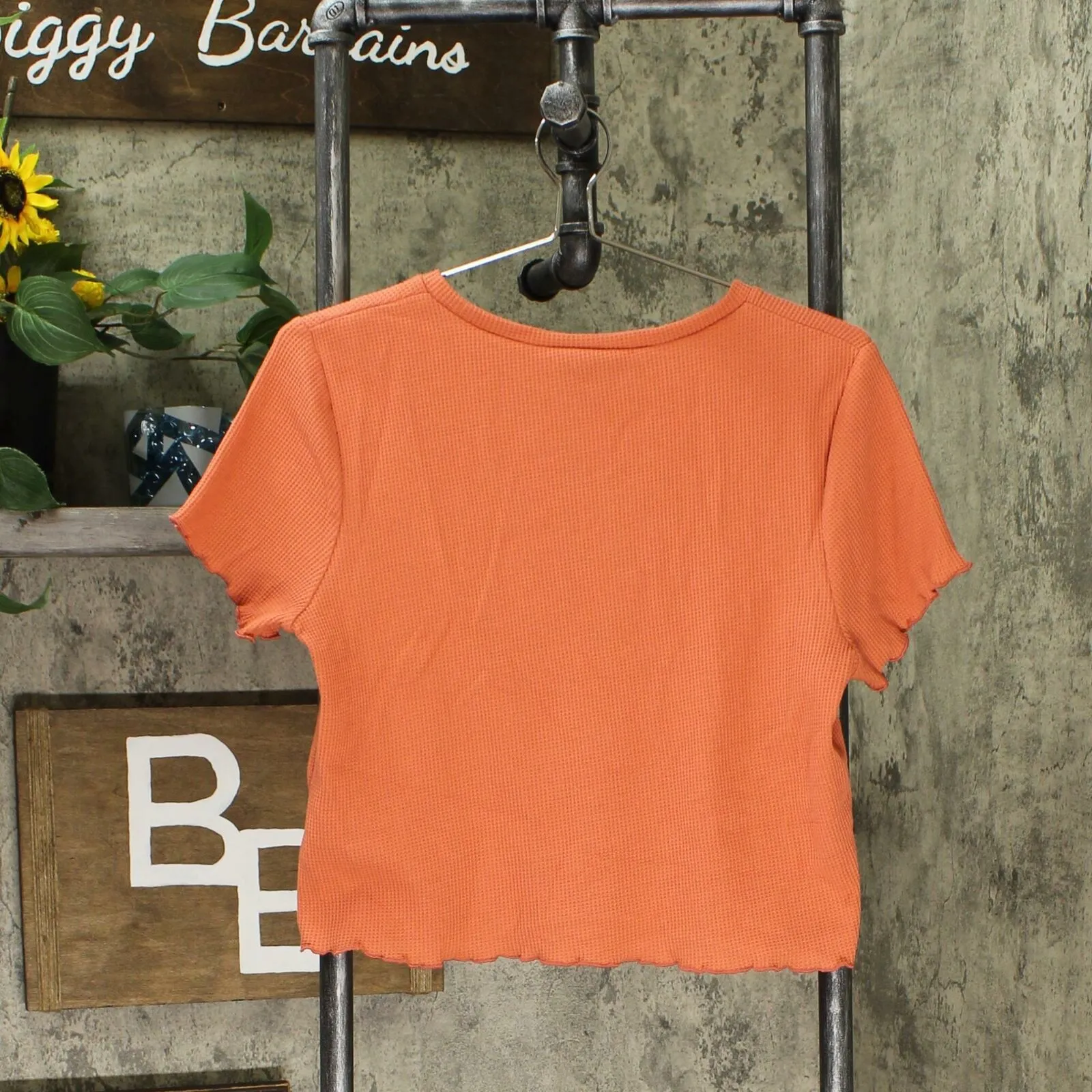 Wild Fable Women's Short Sleeve Crewneck Thermal T-Shirt