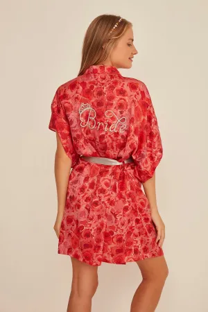 Women Satin Dressing Gown
