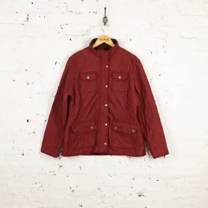 Women's Barbour Utility Polar Quilt Jacket - Red - Women's L