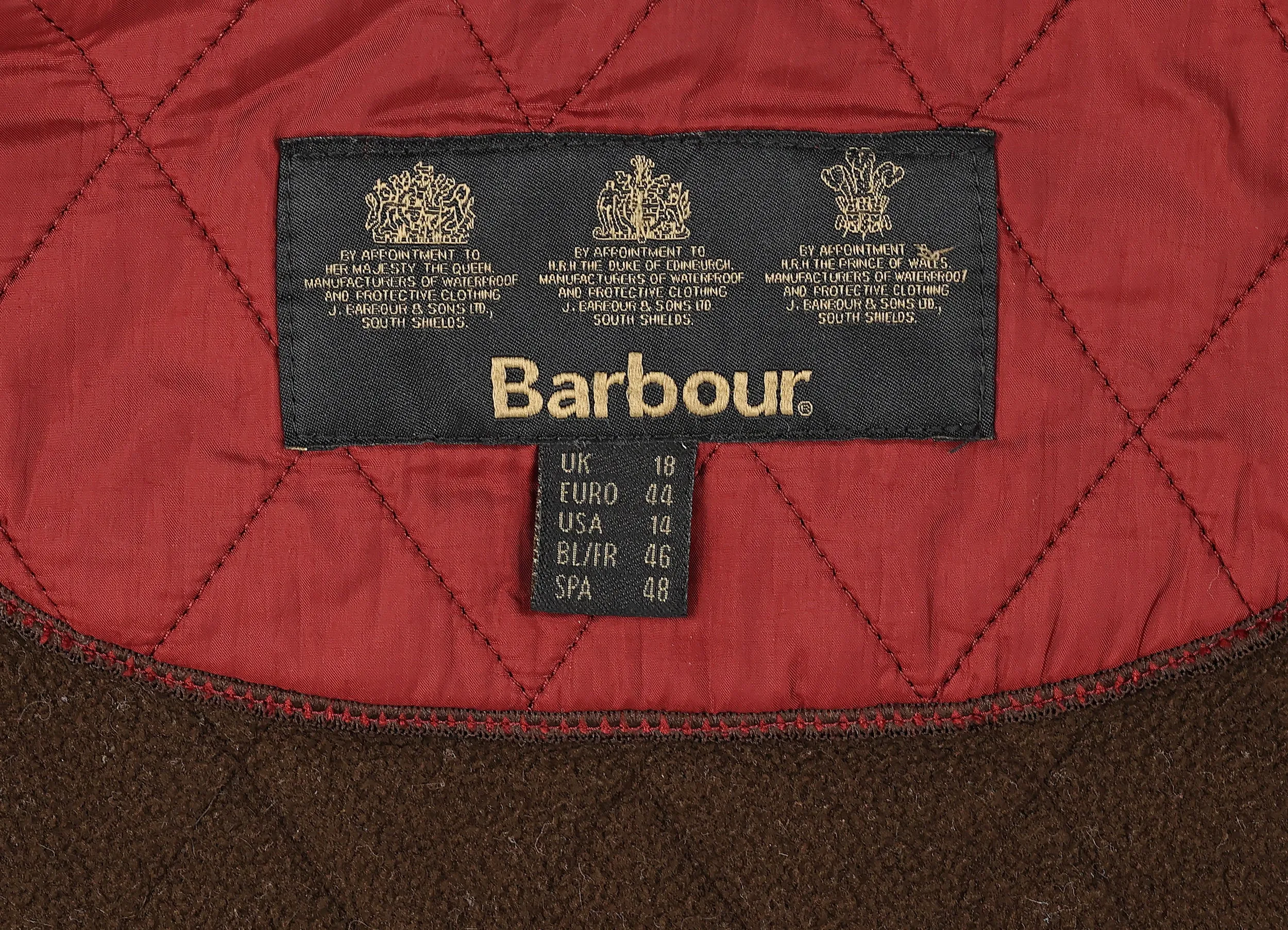 Women's Barbour Utility Polar Quilt Jacket - Red - Women's L
