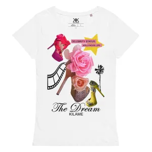 Women’s basic organic t-shirt 'Celebrity status'