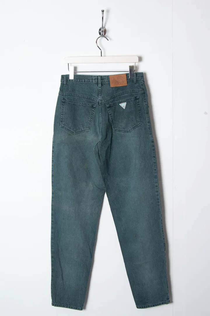 Women's Guess High Waisted Denim Jeans (12)