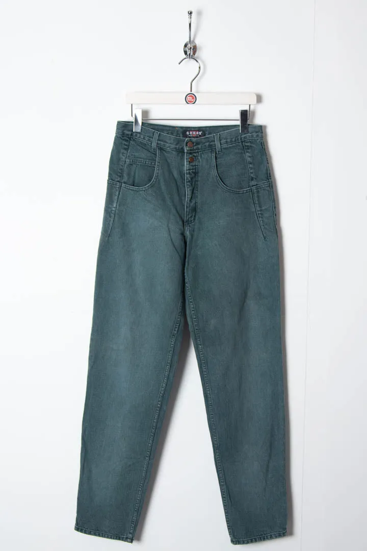 Women's Guess High Waisted Denim Jeans (12)