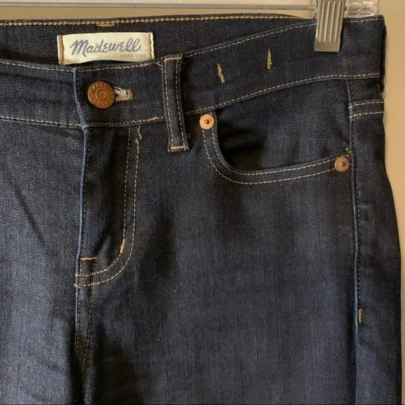 Women’s Madewell dark wash Alley straight leg jeans size 26