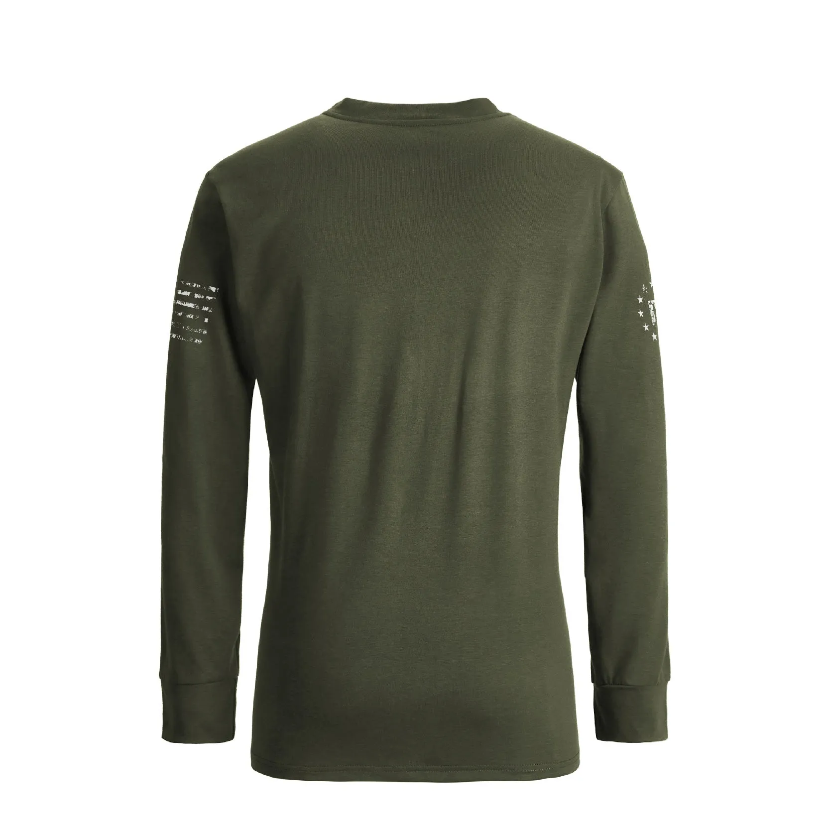 WOMEN'S USA FLAG SPARTAN GRAPHIC LONG SLEEVE T-SHIRT