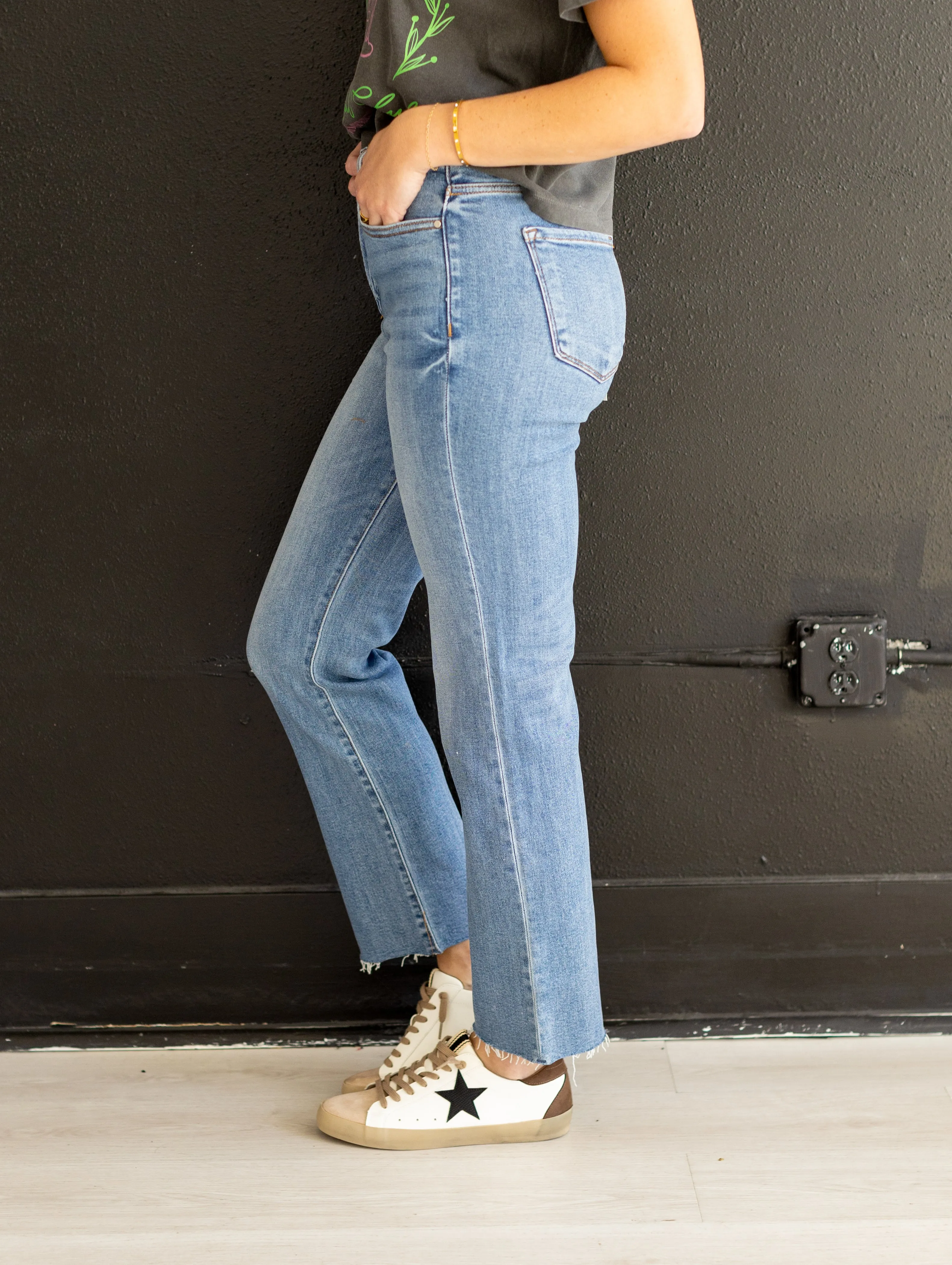 Wren Tummy Control Straight Leg Jeans