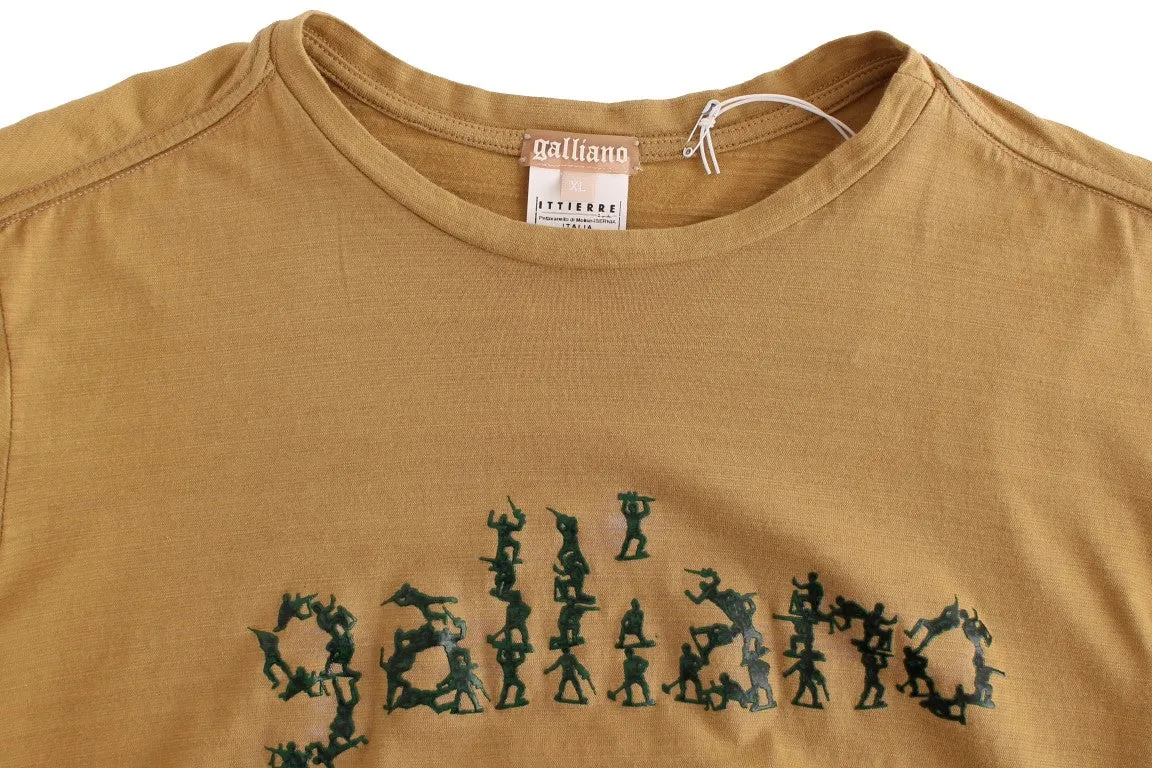 Yellow crewneck long sleeve t-shirt