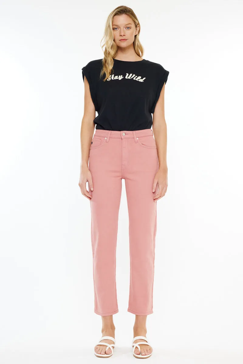 Zandria Ultra High Rise 90's Straight Leg Jeans