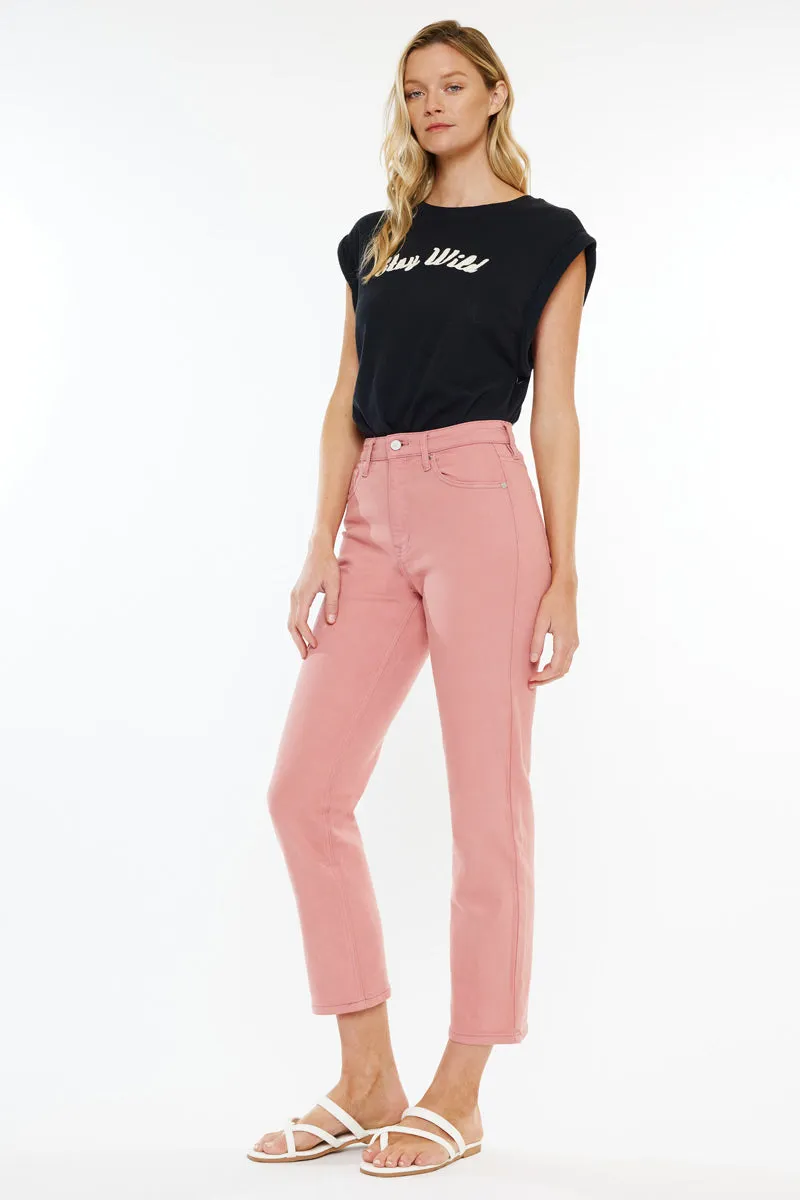Zandria Ultra High Rise 90's Straight Leg Jeans