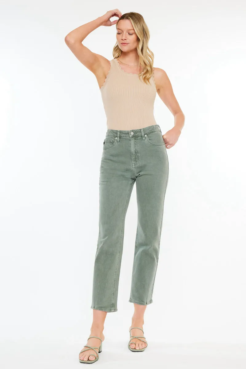 Zandria Ultra High Rise 90's Straight Leg Jeans