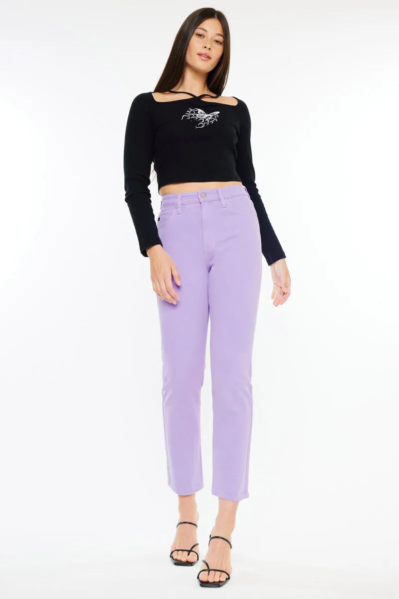 Zandria Ultra High Rise 90's Straight Leg Jeans