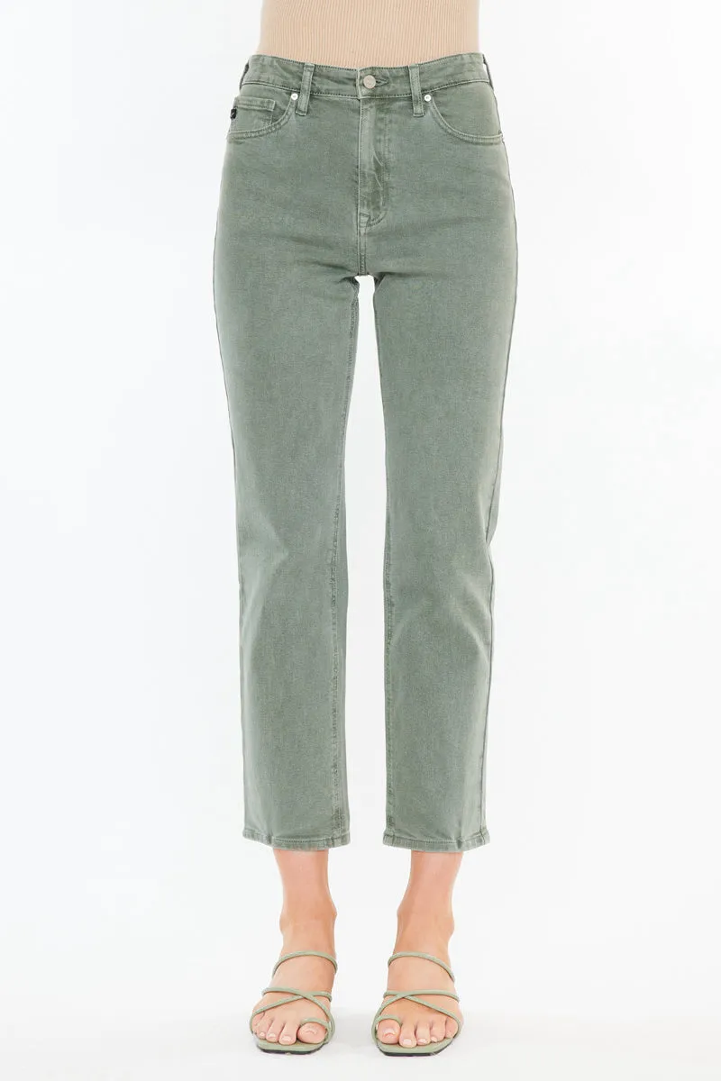 Zandria Ultra High Rise 90's Straight Leg Jeans