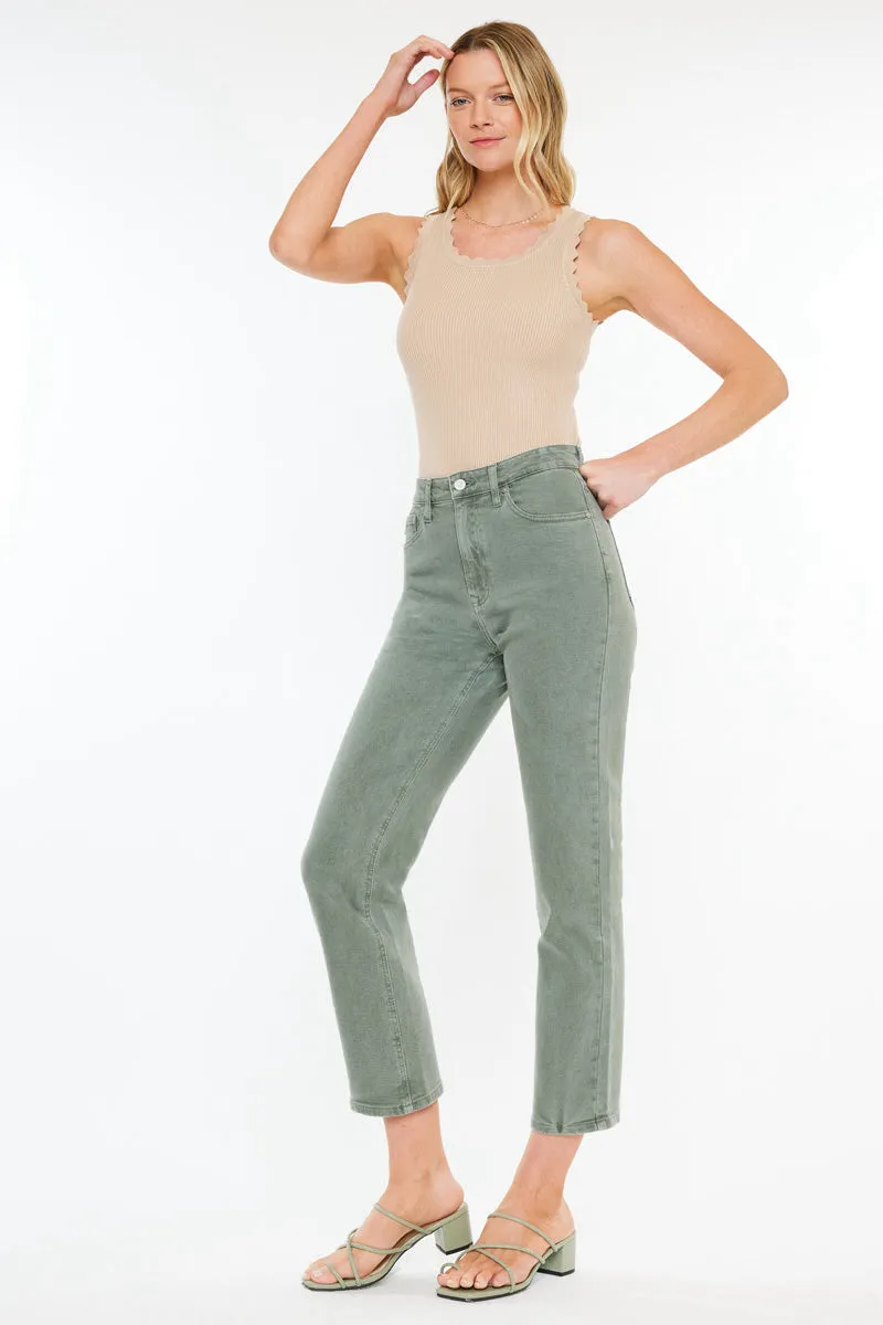 Zandria Ultra High Rise 90's Straight Leg Jeans