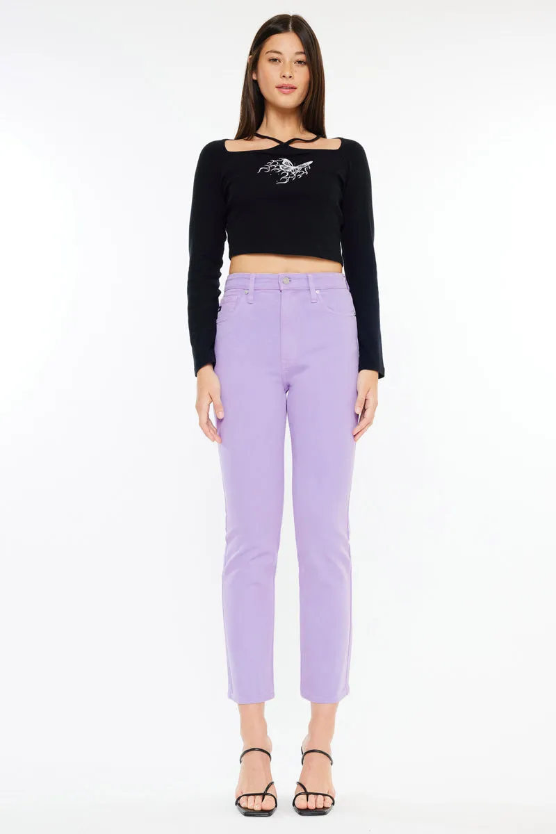 Zandria Ultra High Rise 90's Straight Leg Jeans