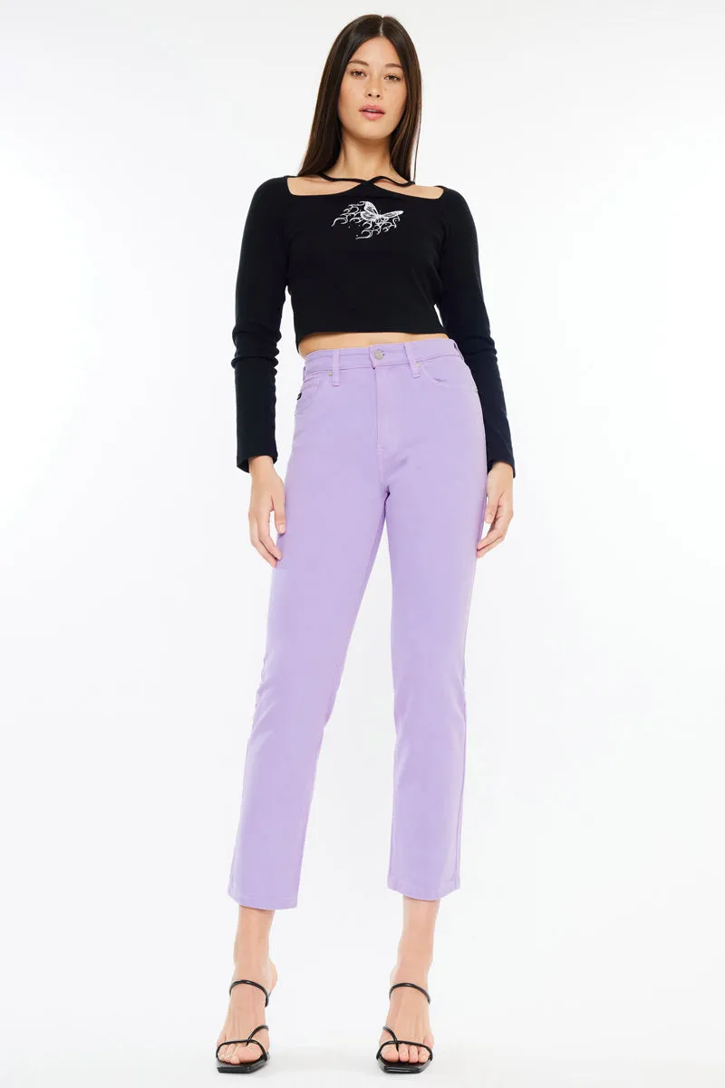 Zandria Ultra High Rise 90's Straight Leg Jeans