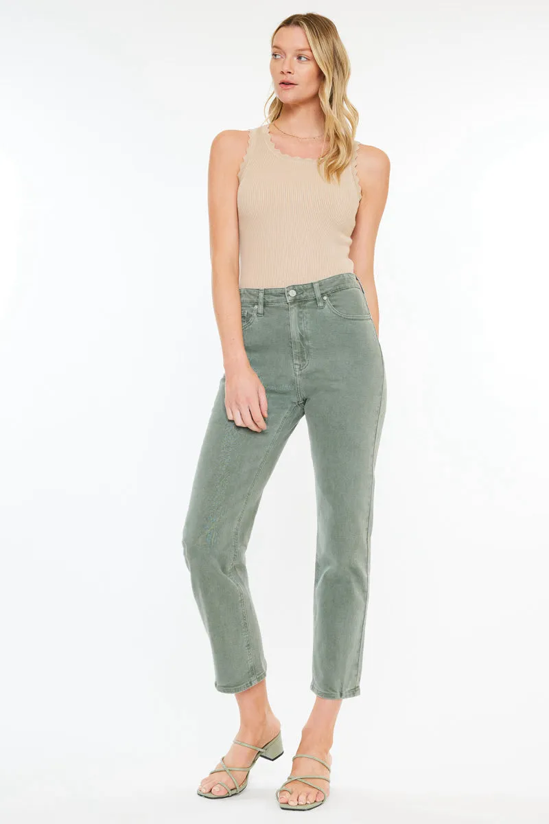 Zandria Ultra High Rise 90's Straight Leg Jeans